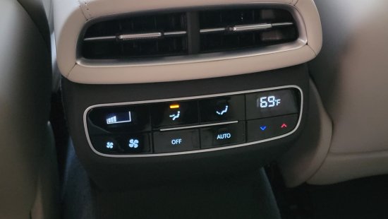 Back seat fan/ac/heat controls