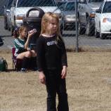 Krista playing soccer - 2005