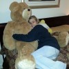 T with Teddy bear