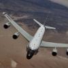 RC-135 Rivet Joint reconnaissance aircraft moves into position behind a KC-135T/R Stratotanker for an aerial refueling at a speed greater than 250 knots over Southwest Asia. When connected to the refueling boom, the aircraft will receive more than 40,000 pounds of fuel allowing it to remain on station or move on to other stations to perform its mission. The RC-135 flightcrew of Capt. Mike Edmondson, pilot; 1st Lt. Erik Todoroff, copilot; and 1st Lt. Chris Young, navigator are deployed to the 763rd Expeditionary Reconnaissance Squadron, in Southwest Asia, from 343rd Reconnaissance Squadron, Offutt Air Force Base, Neb.  They are natives of East Moline, Il., Jackson, Mich., and Charleston S.C.. (U.S. Air Force photo by Master Sgt. Lance Cheung)